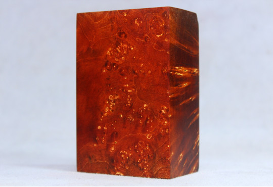 Stabilized Maple Burl Wood Mod Block